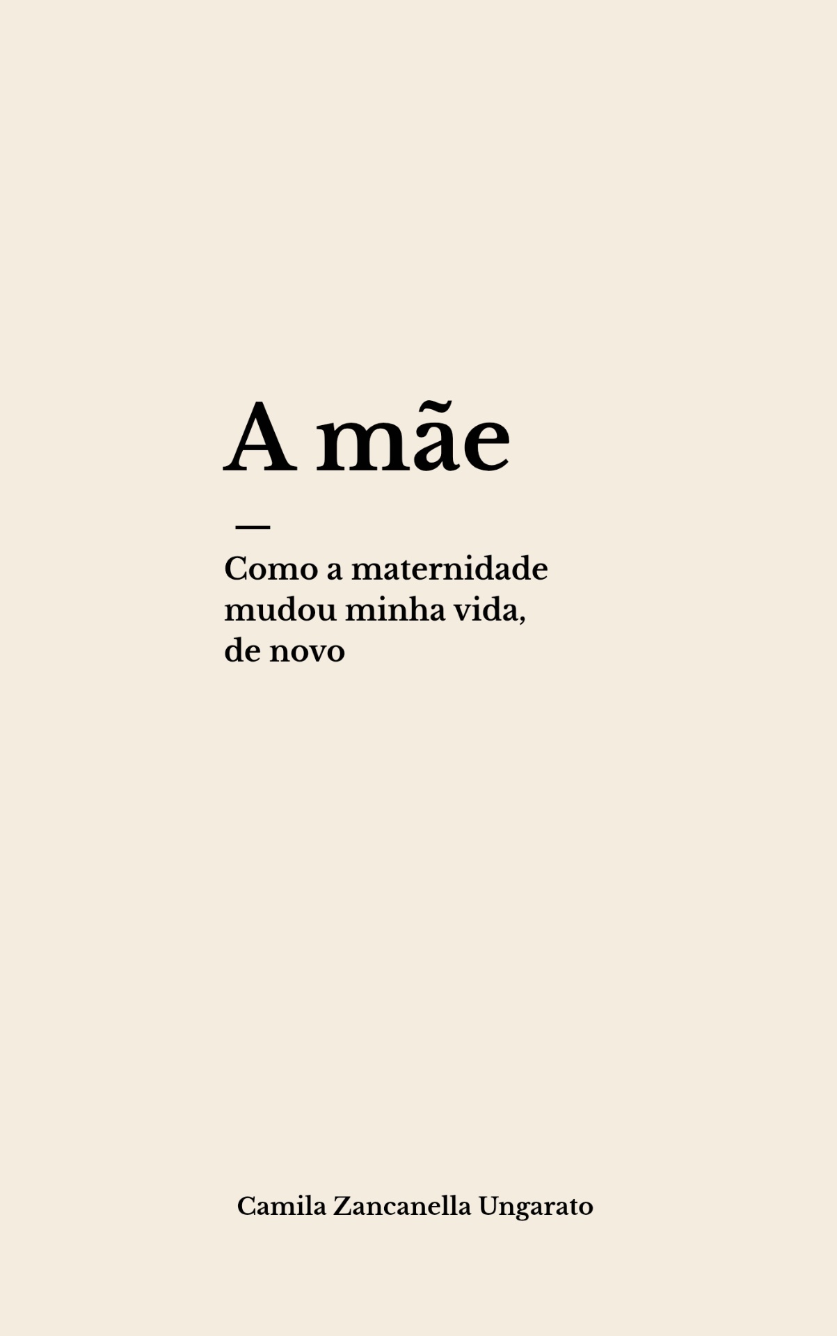 Capa do livro A Mãe